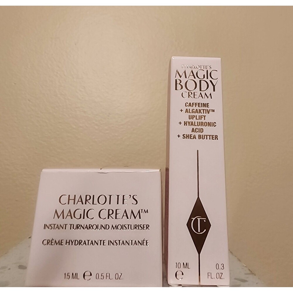 CHARLOTTE TILBURY Charlotte's Magic Cream 15ml & Body Cream 10ml NIB